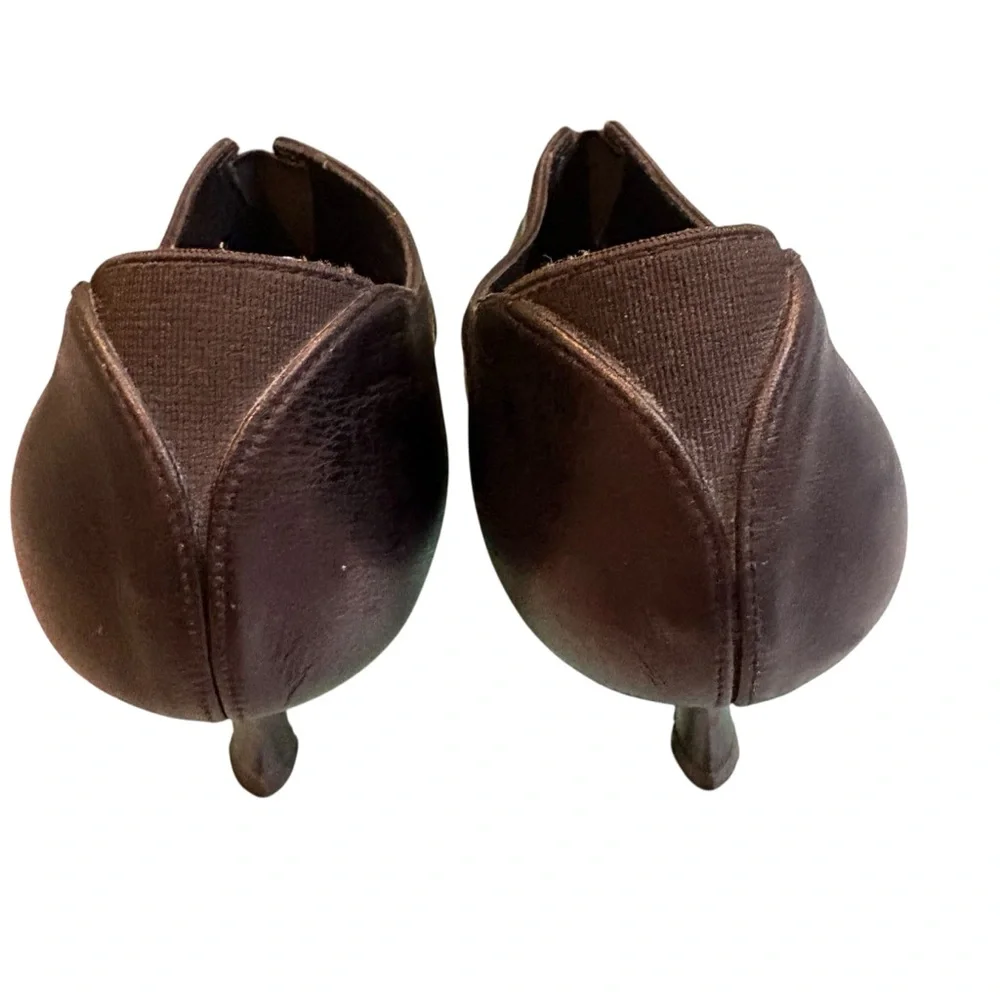 Donald J Pliner Lyndie Leather Ankle Booties in Bronze - Picture 9 of 16